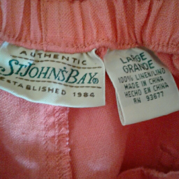 St John's Bay Linen Pants - Picture 5 of 5